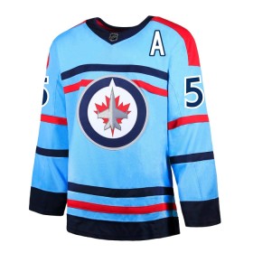 Winnipeg Jets Trikot Mark Scheifele Anniversary Adidas 2023-24 Blau Authentic - Herren